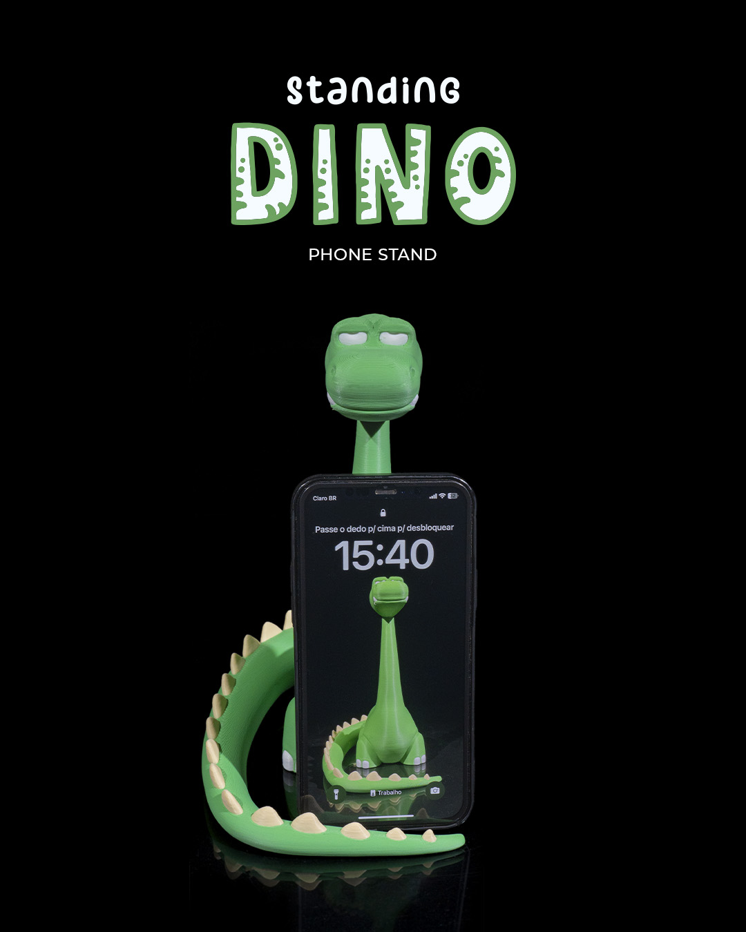 Standing Dino Phone Stand